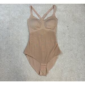 NWOT Honeylove Shaping Supportive Cami Bodysuit Nude Sand Size L